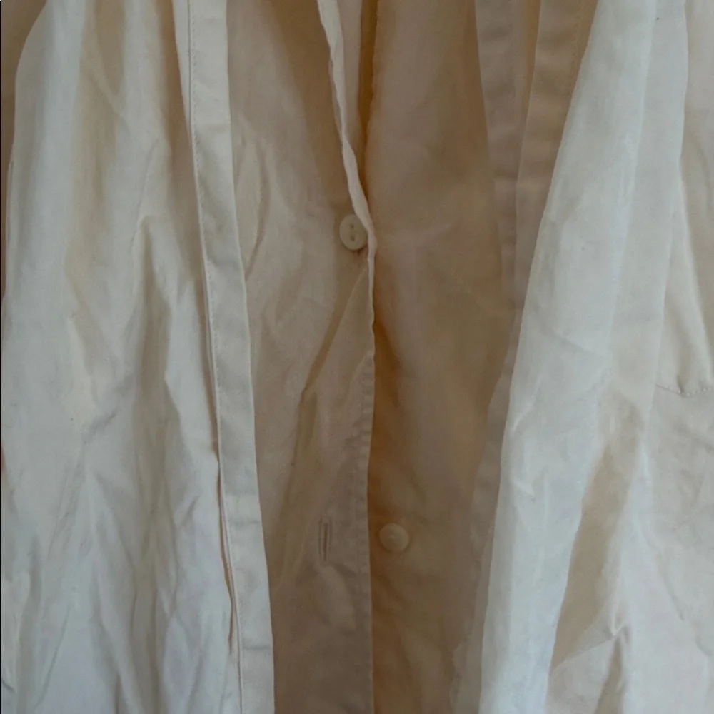 JILL SANDWR Cream Long Sleeve Blouse with Scarf 36 - Picture 6 of 7